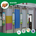 slotted wall panel mdf/slatt wall display